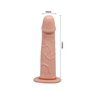 Arnês de dança com vibrador vibratório natural 15 cm