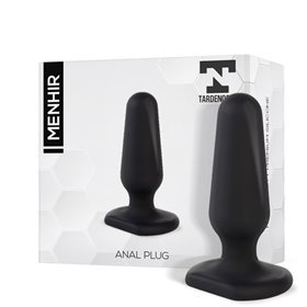 Plugue anal de silicone preto Menhir