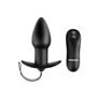 Plug Anal com Controle Remoto Preto