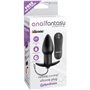 Plug Anal com Controle Remoto Preto
