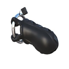 Gaiola com trava de silicone Fantasy C-Ringz Extreme preta