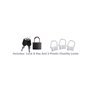 Gaiola com trava de silicone Fantasy C-Ringz Extreme preta