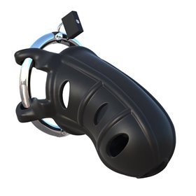 Gaiola para pênis de silicone Fantasy C-Ringz Hardcore preta
