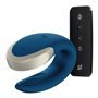 Vibrador Double Love Luxo para Casal com APP Azul
