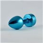 Plugue Anal Rosebud Azul com Jóia