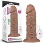 Dildo King 10.5 com vibração marrom gordinha