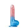 Vibrador Dazzle Studs 7.5 Rosa e Azul