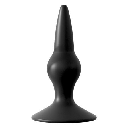 Iniciação do plugue de silicone da coleção Anal Fantasy - cor preta