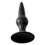 Iniciação do plugue de silicone da coleção Anal Fantasy - cor preta