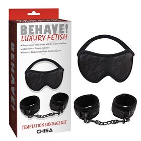 Kit de algemas e máscara para tentação