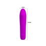 Vibrador Rotador de Silicone Burke 10,6 x 3,6 cm