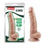 Vibrador de Dupla Densidade Fashion Dude 8.5 Natural