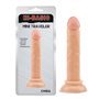 Mini Vibrador Viajante 14 x 2,5 cm Natural