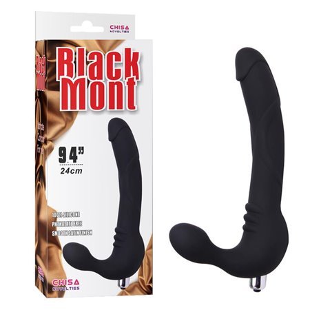 Plug Strap On Cavalier Silicone Preto