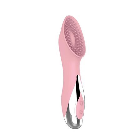 Estimulador de clitóris de silicone rosa Aphrovibe