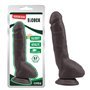 Fashion Dude Vibrador Dupla Densidade 23 cm x 4,3 cm Marrom