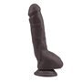 Fashion Dude Vibrador Dupla Densidade 23 cm x 4,3 cm Marrom