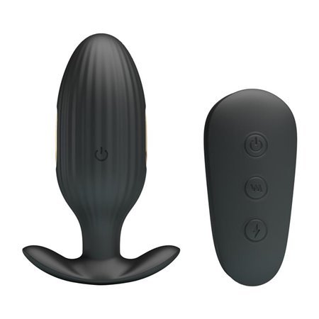 Plugue anal Royal Pleasure com eletroestimulação USB