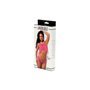 Rimba Amorable Mini Babydoll e Tanga com Babados Rosa Tamanho Único