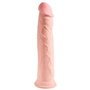 Vibrador Tripla Densidade Plus 11 Natural Modelo 3D