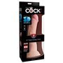 Vibrador 3D Tripla densidade Plus 8 Natural