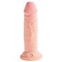 Vibrador Tripla Densidade Plus 6 Natural Modelo 3D