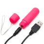 Estimulador de calcinha grande com controle remoto USB rosa