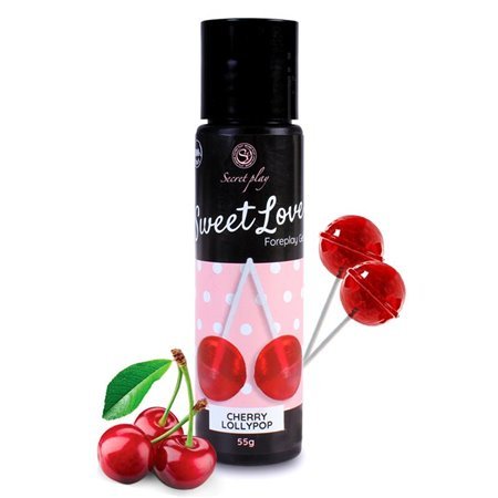 Sweet Love Lubrificante Pirulito de Cereja 60 ml
