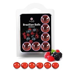 Conjunto de Bolas Brasileiras 6 Frutas Silvestres