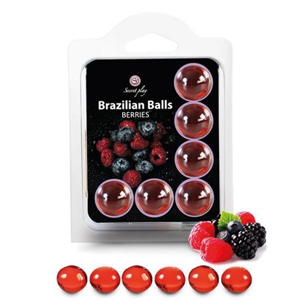 Conjunto de Bolas Brasileiras 6 Frutas Silvestres