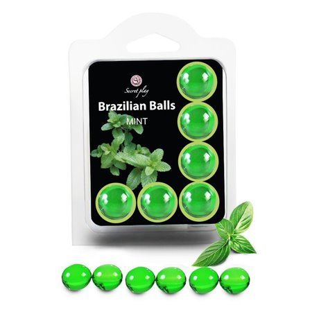 Conjunto de bolas brasileiras 6 hortelã