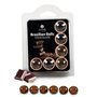 Conjunto de Bolas Brasileiras 6 Chocolate