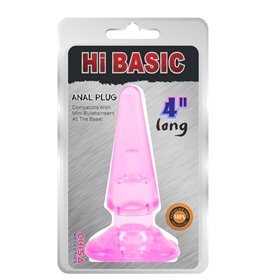 Plugue anal rosa SASSY 10,4 x 3,2 cm