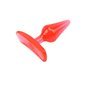 Pistola Plugue Anal Drops Vermelho 6,6 x 2,4cm