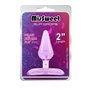 Plugue Anal Gotas Roxo 6,6 x 2,4cm