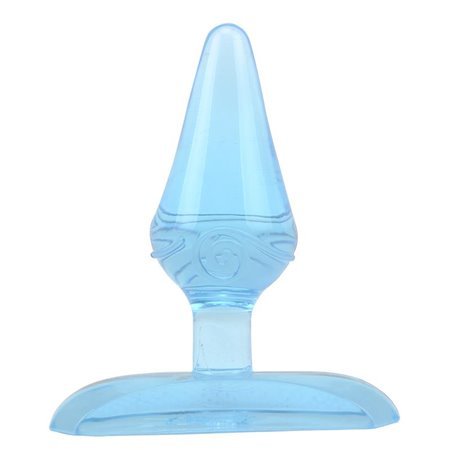 Pistola Plug Anal Gotas Azul 6,6 x 2,4cm