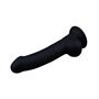 Dildo Trooper 8 Silicone Líquido Preto