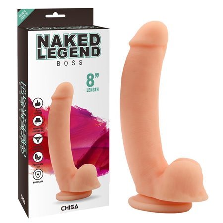 Vibrador Boss 20,5 x 4,1 cm Silicone Natural