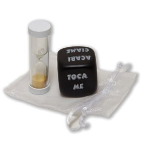 Dados de ação com ampulheta