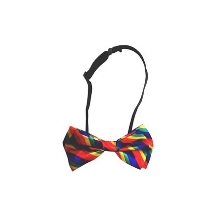 Gravata-borboleta com a bandeira LGBT+