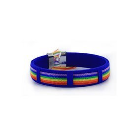 Pulseira de 6 fios com bandeira LGBT+
