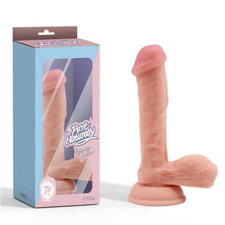 Sedutor mais sofisticado vibrador realista duplo silicone líquido dupla densidade 18 cm