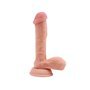Sedutor mais sofisticado vibrador realista duplo silicone líquido dupla densidade 18 cm
