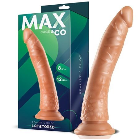 Vibrador de gaiola realista natural 8,65 - 22 cm