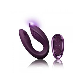 Vibrador para Casal Rock-Chick Diva Roxo