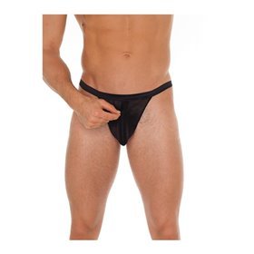 Tanga Preta com Zíper Tamanho Único