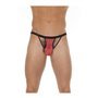 Tanga com Tiras Vermelhas e Pretas Tamanho Único