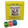 Conjunto de 3 dados fluorescentes
