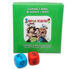 Conjunto de 2 Dados Fluorescentes Postura e Objeto