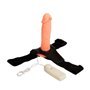 Arnês para vibrador oco Jessica 18 cm